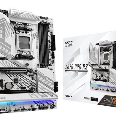 ASRock X870 Pro RS Motherboard ATX με AMD AM5 Socket 90-MXBPZ0-A0UAYZ