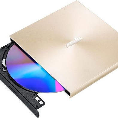 Asus ZenDrive U8M Εξωτερικός Οδηγός Εγγραφής/Ανάγνωσης DVD/CD για Desktop / Laptop Χρυσό