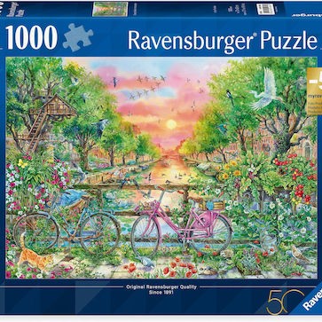 Bicycles Amsterdam Puzzle 2D 1000 Κομμάτια