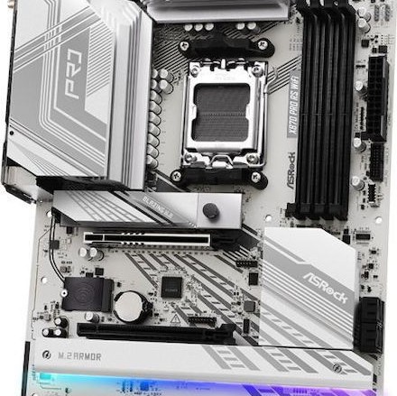 ASRock X870 Pro RS WiFi Motherboard ATX με AMD AM5 Socket 90-MXBQ00-A0UAYZ