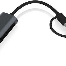 Icy Box IB-LAN301-C3 USB-C Αντάπτορας Δικτύου για Ενσύρματη σύνδεση Ethernet