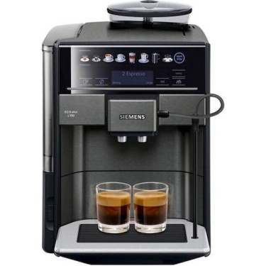 Siemens Eq.6 Plus S100 Αυτόματη Μηχανή Espresso 1500W Πίεσης 15bar με Μύλο Άλεσης Μαύρη