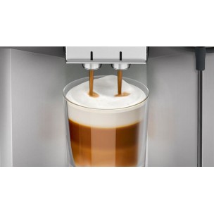 Siemens Eq.6 Plus S700 Αυτόματη Μηχανή Espresso 1500W Πίεσης 19bar για Cappuccino με Μύλο Άλεσης Dark Inox