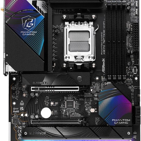 ASRock X870 Phantom Gaming Riptide WiFi Motherboard ATX με AMD AM5 Socket 90-MXBPP0-A0UAYZ