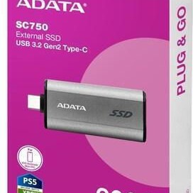 Adata 2.0TB USB 2.0 SSD Stick με σύνδεση USB-C Μαύρο