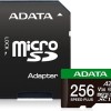 Adata microSDXC 256GB Class 10 U3 V30 A2 UHS-I με αντάπτορα
