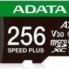 Adata microSDXC 256GB Class 10 U3 V30 A2 UHS-I με αντάπτορα