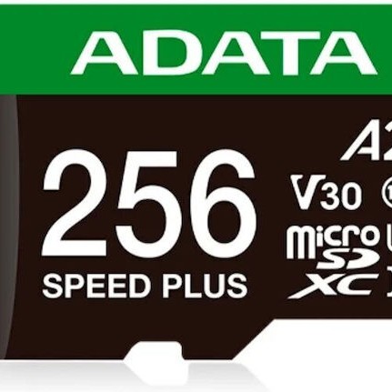 Adata microSDXC 256GB Class 10 U3 V30 A2 UHS-I με αντάπτορα