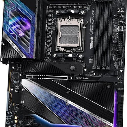 ASRock PHANTOM GAMING X870E Nova WiFi Motherboard ATX με AMD AM5 Socket 90-MXBPX0-A0UAYZ