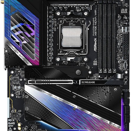 ASRock PHANTOM GAMING X870E Nova WiFi Motherboard ATX με AMD AM5 Socket 90-MXBPX0-A0UAYZ