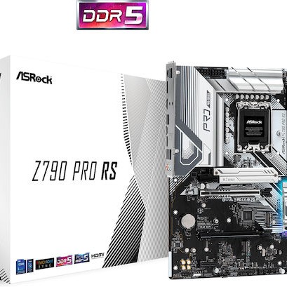 ASRock Z790 Pro RS Motherboard ATX με Intel 1700 Socket 90-MXBK40-A0UAYZ