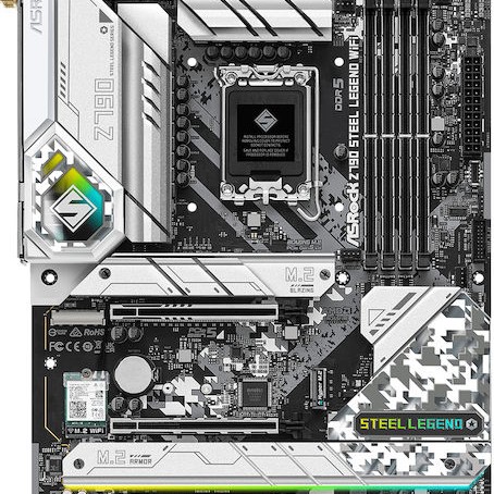 ASRock Z790 Steel Legend Wifi Motherboard ATX με Intel 1700 Socket 90-MXBKD0-A0UAYZ