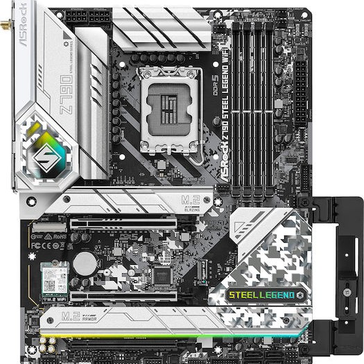ASRock Z790 Steel Legend Wifi Motherboard ATX με Intel 1700 Socket 90-MXBKD0-A0UAYZ