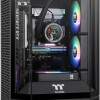 Thermaltake The Tower 250 Gaming Mini Tower Κουτί Υπολογιστή με Πλαϊνό Παράθυρο και RGB Φωτισμό Μαύρο
