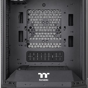 Thermaltake The Tower 250 Gaming Mini Tower Κουτί Υπολογιστή με Πλαϊνό Παράθυρο και RGB Φωτισμό Μαύρο