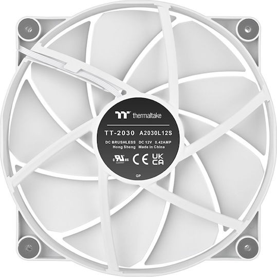 Thermaltake CT200 Case Fan με Λευκό Φωτισμό Λευκό