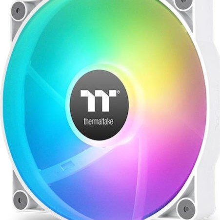 Thermaltake CT200 Case Fan με ARGB Φωτισμό και Σύνδεση 4-Pin PWM Λευκό