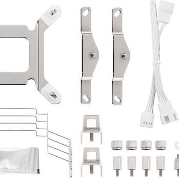 Thermaltake Astria 600 Ψύκτρα Επεξεργαστή για Socket AM4/AM5/1200/115x/1700 με ARGB Φωτισμό Λευκή