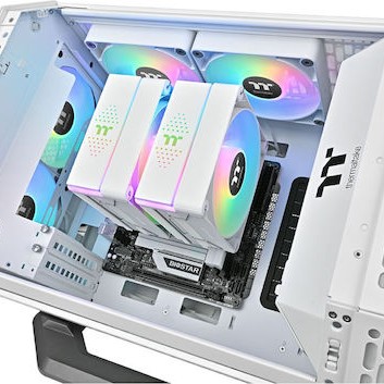 Thermaltake Astria 600 Ψύκτρα Επεξεργαστή για Socket AM4/AM5/1200/115x/1700 με ARGB Φωτισμό Λευκή