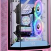 Thermaltake The Tower 300 Micro Tower Κουτί Υπολογιστή με Πλαϊνό Παράθυρο και RGB Φωτισμό Bubble Pink
