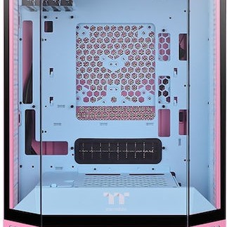 Thermaltake The Tower 300 Micro Tower Κουτί Υπολογιστή με Πλαϊνό Παράθυρο και RGB Φωτισμό Bubble Pink