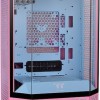 Thermaltake The Tower 300 Micro Tower Κουτί Υπολογιστή με Πλαϊνό Παράθυρο και RGB Φωτισμό Bubble Pink