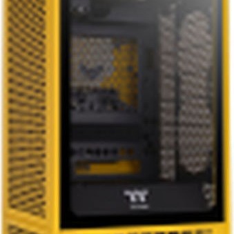 Thermaltake The Tower 200 Mini Chassis Gaming Mini Tower Κουτί Υπολογιστή με Πλαϊνό Παράθυρο Bumblebee