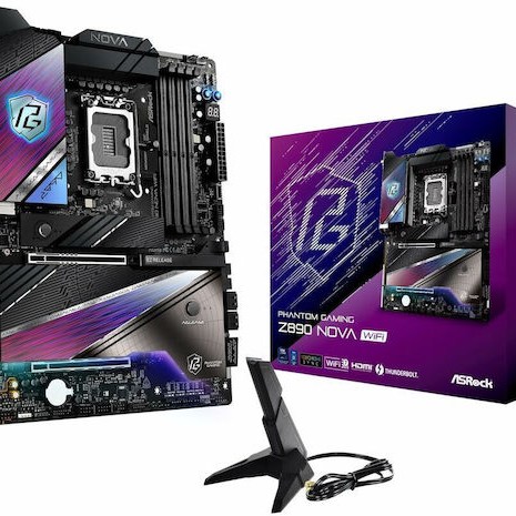 ASRock Phantom Gaming Z890 Nova WiFi Motherboard ATX με Intel 1851 Socket