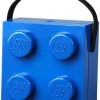 Lego Πλαστικό Παιδικό Δοχείο Φαγητού Μπλε 17 x 11.6 x 6.6εκ.