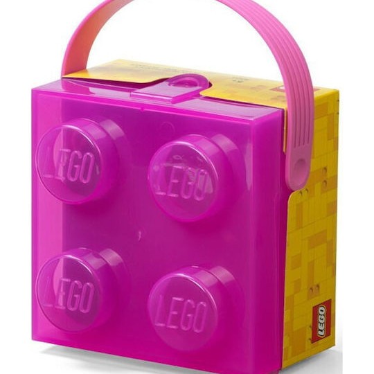 Lego Παιδικό Κουτί Αποθήκευσης από Πλαστικό Μωβ