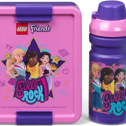 Lego Friends Πλαστικό Παιδικό Σετ Φαγητού 0.39lt Πολύχρωμο 13.5 x 17 x 7εκ.