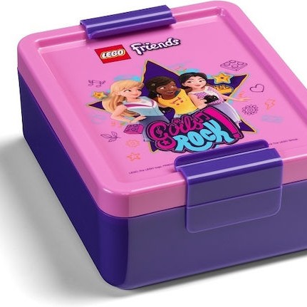 Lego Friends Πλαστικό Παιδικό Σετ Φαγητού 0.39lt Πολύχρωμο 13.5 x 17 x 7εκ.