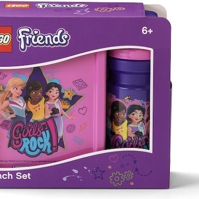 Lego Friends Πλαστικό Παιδικό Σετ Φαγητού 0.39lt Πολύχρωμο 13.5 x 17 x 7εκ.