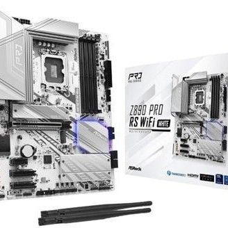 ASRock Z890 Pro RS WiFi White Motherboard ATX με Intel 1851 Socket 90-MXBQC0-A0UAYZ