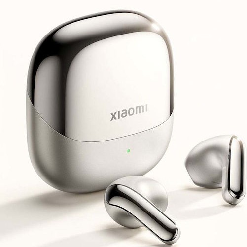 Xiaomi Buds 5 Bluetooth Handsfree Ακουστικά με Αντοχή στον Ιδρώτα και Θήκη Φόρτισης Titan Gray