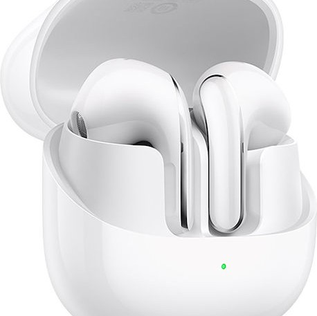 Xiaomi Buds 5 Bluetooth Handsfree Ακουστικά με Αντοχή στον Ιδρώτα και Θήκη Φόρτισης Λευκά