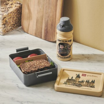 Lego Harry Potter Hogwarts Πλαστικό Παιδικό Σετ Φαγητού Harry Potter Μπεζ