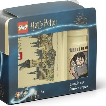 Lego Harry Potter Hogwarts Πλαστικό Παιδικό Σετ Φαγητού Harry Potter Μπεζ