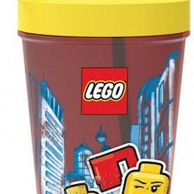 Lego ICONIC GIRL Παιδικό Παγούρι Πλαστικό με Καλαμάκι 500ml