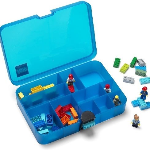 Lego Box Πλαστικό Παιδικό Δοχείο Φαγητού Μπλε 26.7 x 17.8 x 6.6εκ.