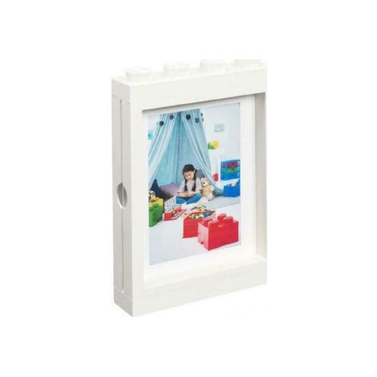 Lego Παιδική Κορνίζα Πλαστική Λευκή 10x15cm
