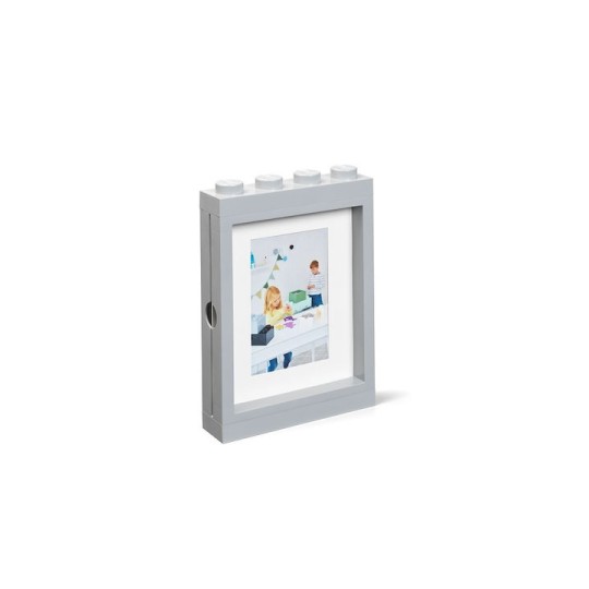 LEGO Παιδική Κορνίζα Πλαστική Γκρι 10x15cm