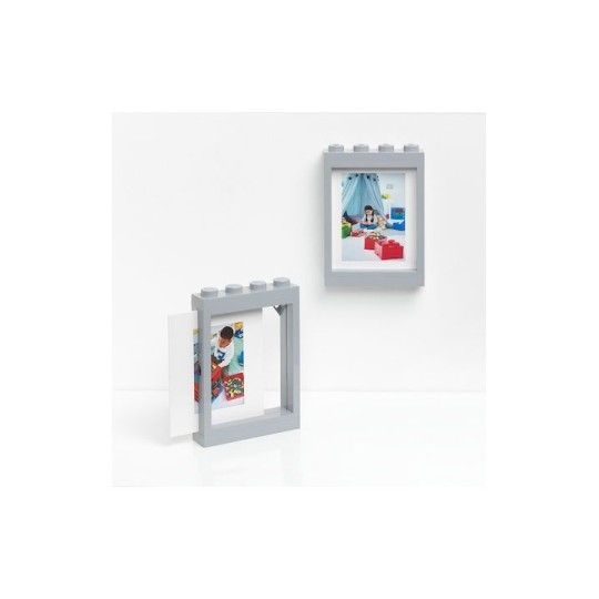LEGO Παιδική Κορνίζα Πλαστική Γκρι 10x15cm