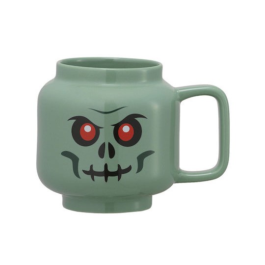 Lego Sand Green Skeleton Κούπα Κεραμική Μπεζ 255ml (Διάφορα Σχέδια)