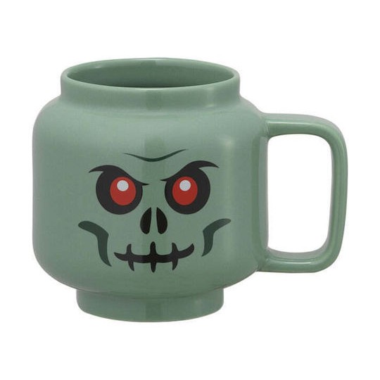 Lego Sand Green Skeleton Κούπα Κεραμική Μπεζ 255ml (Διάφορα Σχέδια)