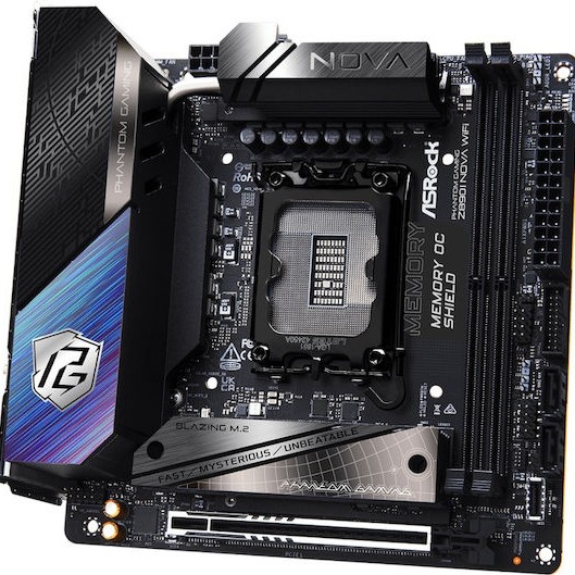 ASRock Phantom Gaming Z890I Nova WiFi Motherboard Mini ITX με Intel 1851 Socket 90-MXBPN0-A0UAYZ