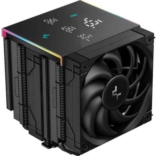 Deepcool AK620 Digital PRO Ψύκτρα Επεξεργαστή Διπλού Ανεμιστήρα για Socket AM4/AM5/1200/115x/1700 με ARGB Φωτισμό