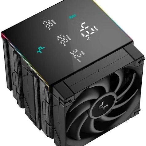 Deepcool AK620 Digital PRO Ψύκτρα Επεξεργαστή Διπλού Ανεμιστήρα για Socket AM4/AM5/1200/115x/1700 με ARGB Φωτισμό