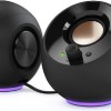Creative Pebble SE USB-C Ηχεία Υπολογιστή 2.0 με RGB Φωτισμό και Ισχύ 4.4W σε Μαύρο Χρώμα