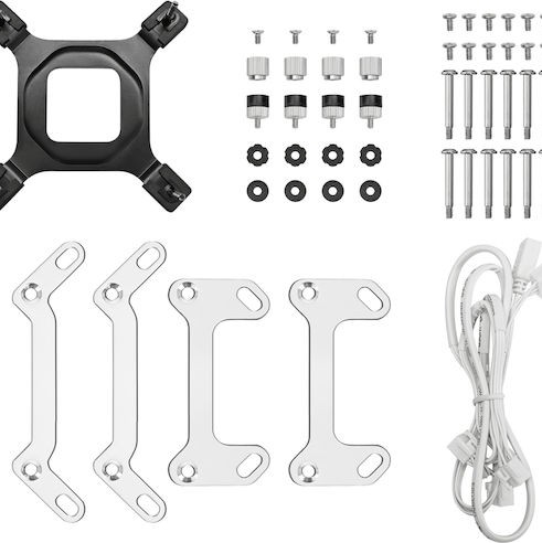 Deepcool Mystique 360 WH ARGB Υδρόψυξη Επεξεργαστή Τριπλού Ανεμιστήρα 120mm για Socket AM4/AM5/1700/1200/115x Λευκή